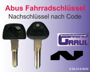 Nachschlüssel Abus Fahrradschlösser Z-Serien